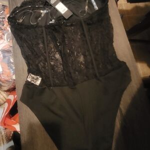 Lace body shirt